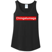 Chingatumaga Apparel Maga Anti Trump Mexican Spanish Fashion Ladies Essential Tank