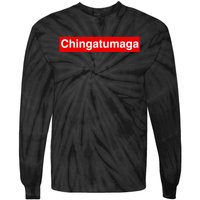 Chingatumaga Apparel Maga Anti Trump Mexican Spanish Fashion Tie-Dye Long Sleeve Shirt