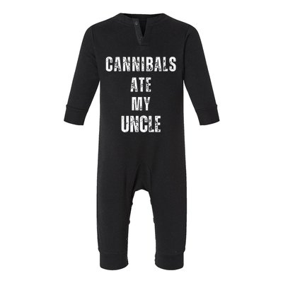 Cannibals Ate My Uncle Joe Biden Political Parody Infant Fleece One Piece