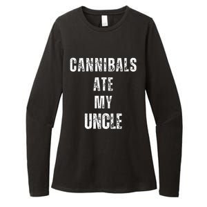 Cannibals Ate My Uncle Joe Biden Political Parody Womens CVC Long Sleeve Shirt