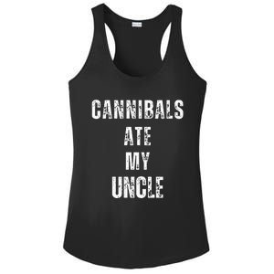 Cannibals Ate My Uncle Joe Biden Political Parody Ladies PosiCharge Competitor Racerback Tank