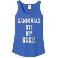 Cannibals Ate My Uncle Joe Biden Political Parody Ladies Essential Tank