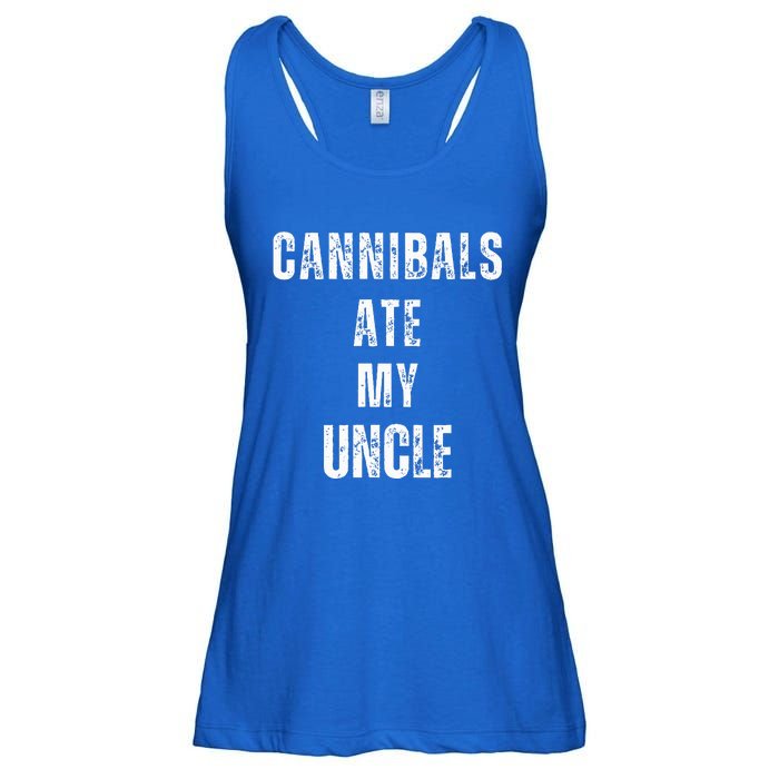 Cannibals Ate My Uncle Joe Biden Political Parody Ladies Essential Flowy Tank