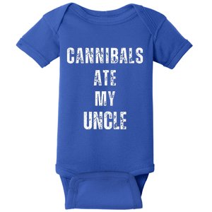 Cannibals Ate My Uncle Joe Biden Political Parody Baby Bodysuit