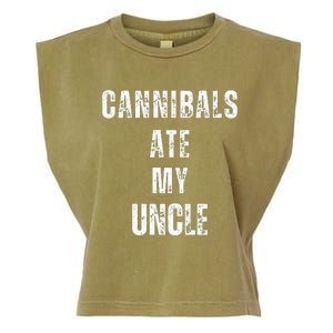 Cannibals Ate My Uncle Joe Biden Political Parody Garment-Dyed Women's Muscle Tee