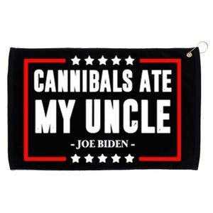 Cannibals Ate My Uncle Funny Joe Biden Grommeted Golf Towel