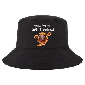 Cows Are My Spirit Animal Cute Cow Saying For Cow Lovers Cool Comfort Performance Bucket Hat