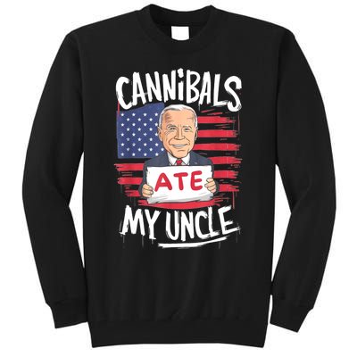 Cannibal Ate My Uncle Tall Sweatshirt