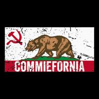Commiefornia Anti Marxist Communist California Flag Impact Tech Backpack
