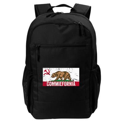 Commiefornia Anti Marxist Communist California Flag Backpack