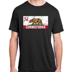 Commiefornia Anti Marxist Communist California Flag Adult ChromaSoft Performance T-Shirt