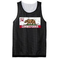 Commiefornia Anti Marxist Communist California Flag Mesh Reversible Basketball Jersey Tank