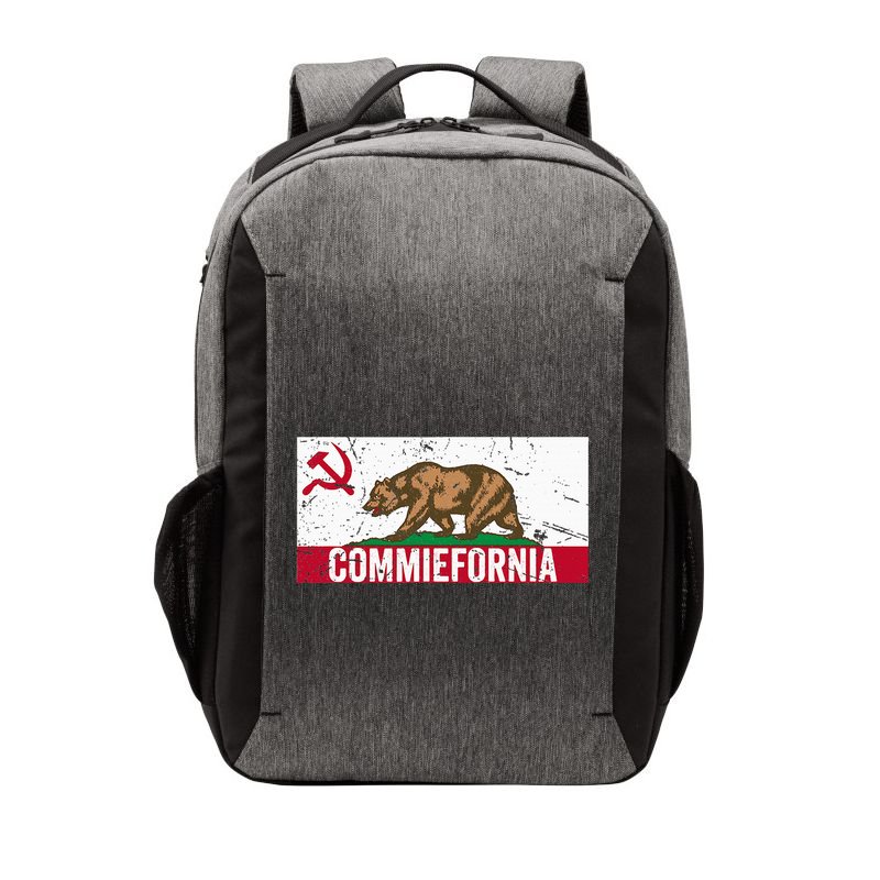 Commiefornia Anti Marxist Communist California Flag Vector Backpack
