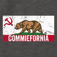 Commiefornia Anti Marxist Communist California Flag Vector Backpack
