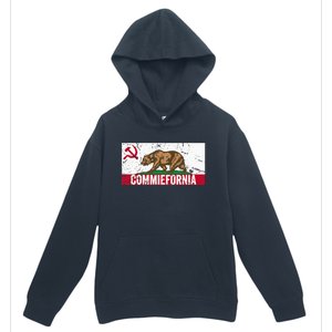 Commiefornia Anti Marxist Communist California Flag Urban Pullover Hoodie