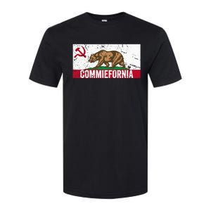 Commiefornia Anti Marxist Communist California Flag Softstyle CVC T-Shirt