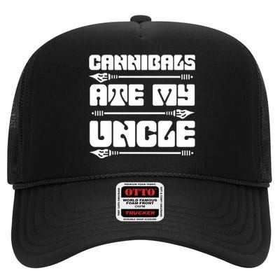 Cannibals Ate My Uncle Joe Biden High Crown Mesh Back Trucker Hat