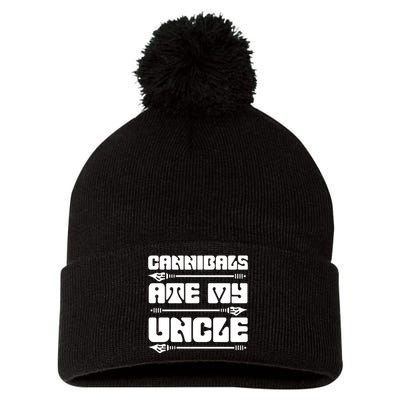 Cannibals Ate My Uncle Joe Biden Pom Pom 12in Knit Beanie