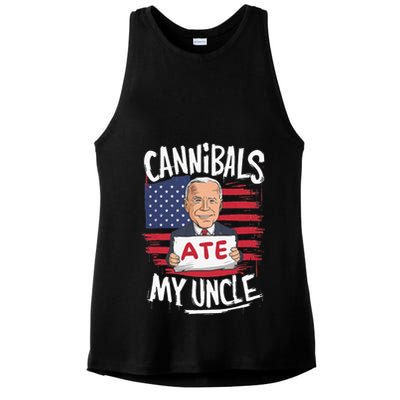 Cannibal Ate My Uncle Ladies PosiCharge Tri-Blend Wicking Tank