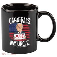 Cannibal Ate My Uncle 11oz C Handle Ceramic Mug