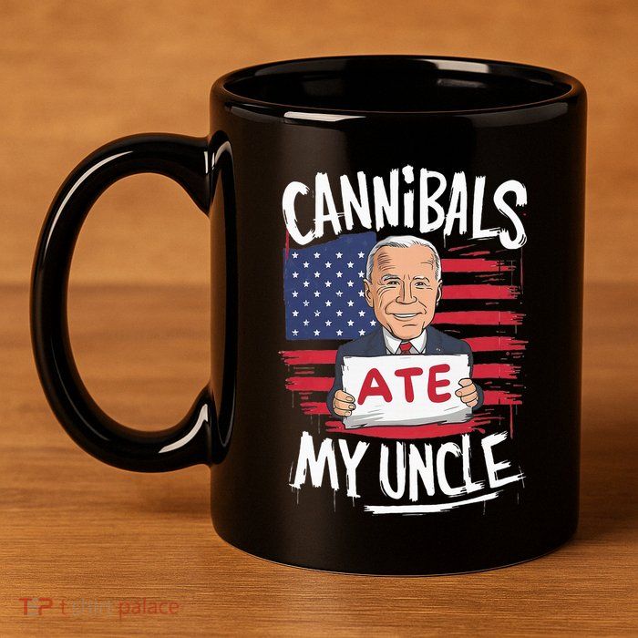 Cannibal Ate My Uncle 11oz C Handle Ceramic Mug