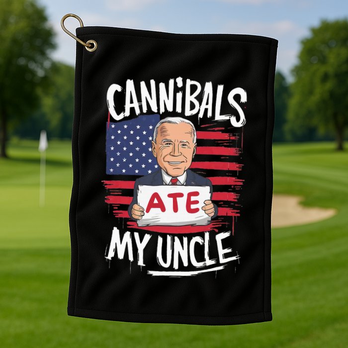 Cannibal Ate My Uncle Golf Towel