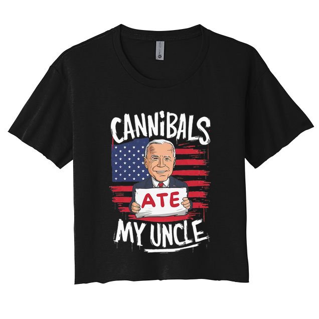 Cannibal Ate My Uncle Crop Top