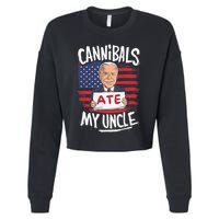 Cannibal Ate My Uncle Cropped Pullover Crew