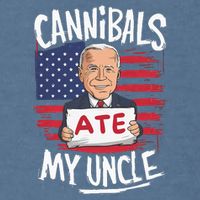Cannibal Ate My Uncle Garment-Dyed Sweatshirt