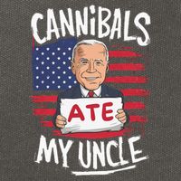 Cannibal Ate My Uncle Cotton Canvas Backpack