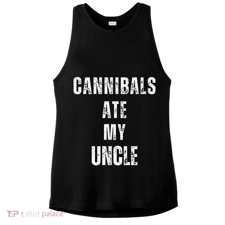 Cannibals Ate My Uncle Joe Biden Political Parody Ladies PosiCharge Tri-Blend Wicking Tank