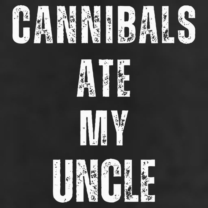 Cannibals Ate My Uncle Joe Biden Political Parody 7 Panel Mesh Trucker Snapback Hat