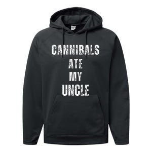 Cannibals Ate My Uncle Joe Biden Political Parody Performance Fleece Hoodie