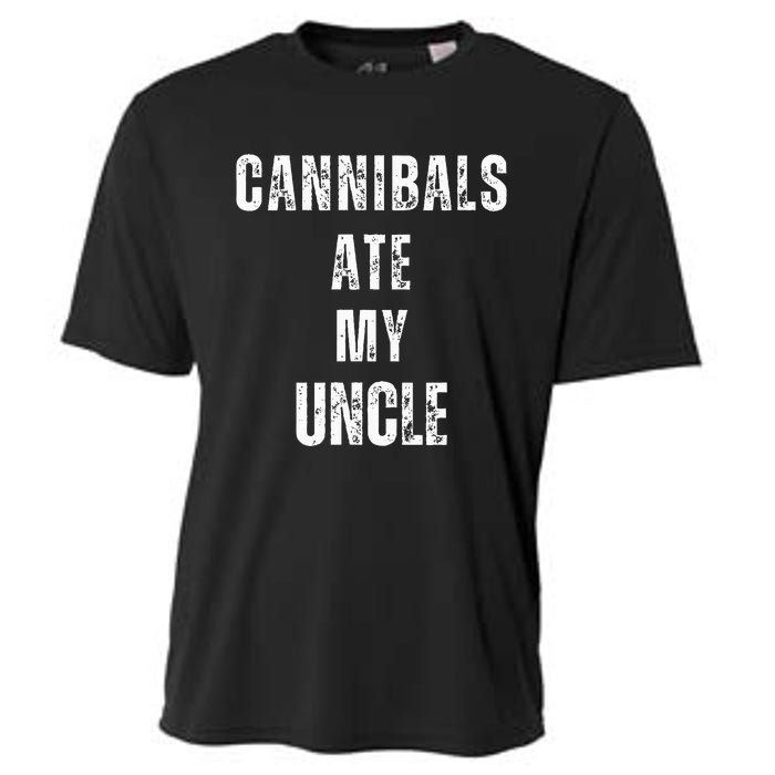 Cannibals Ate My Uncle Joe Biden Political Parody Cooling Performance Crew T-Shirt