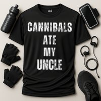 Cannibals Ate My Uncle Joe Biden Political Parody Cooling Performance Crew T-Shirt