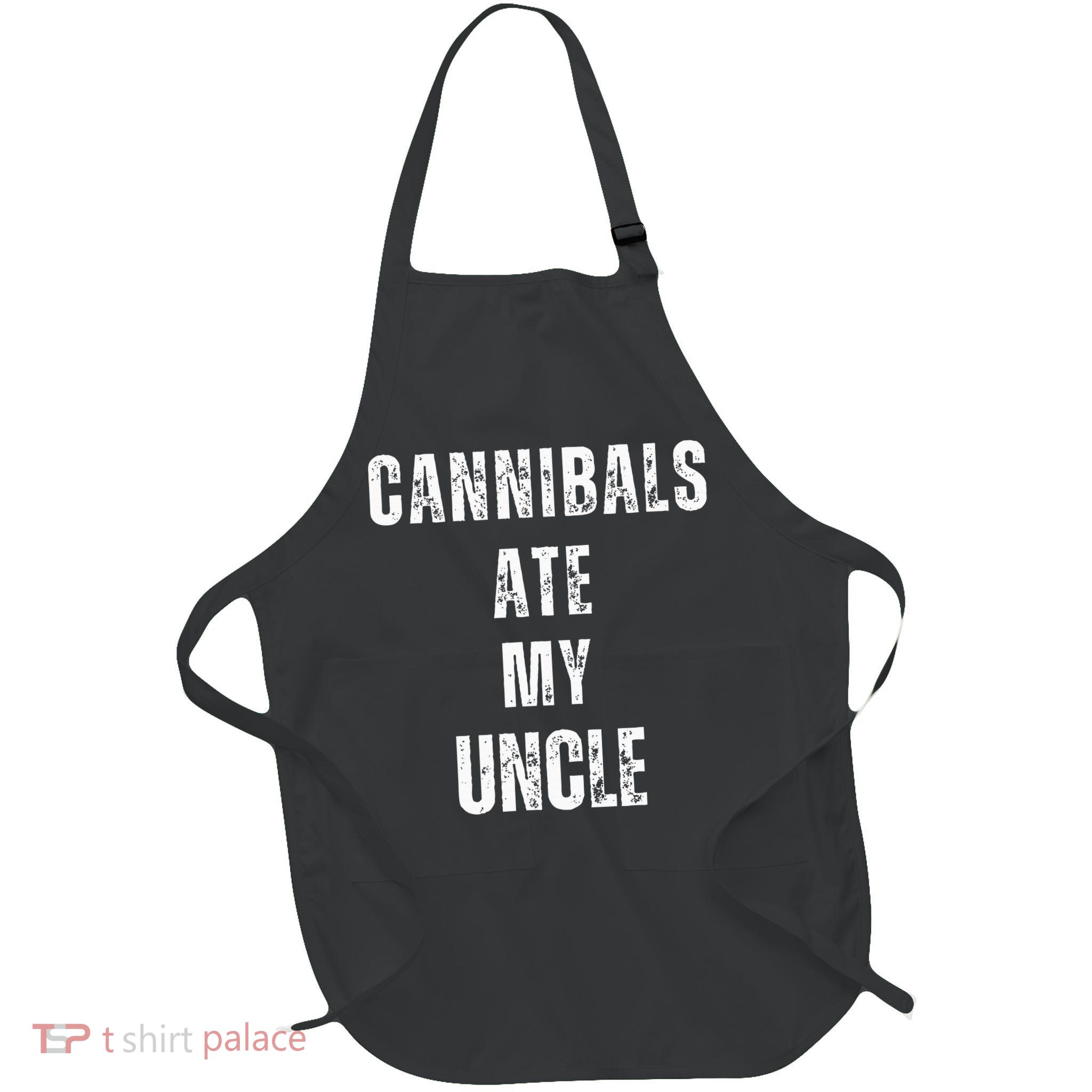 Cannibals Ate My Uncle Joe Biden Political Parody Apron