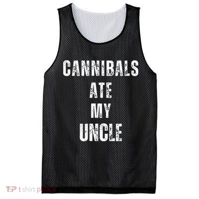 Cannibals Ate My Uncle Joe Biden Political Parody Mesh Reversible Basketball Jersey Tank
