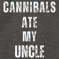 Cannibals Ate My Uncle Joe Biden Political Parody Vector Backpack