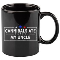 Cannibals Ate My Uncle Joe Biden Saying Funny Trump 2024 11oz C Handle Ceramic Mug