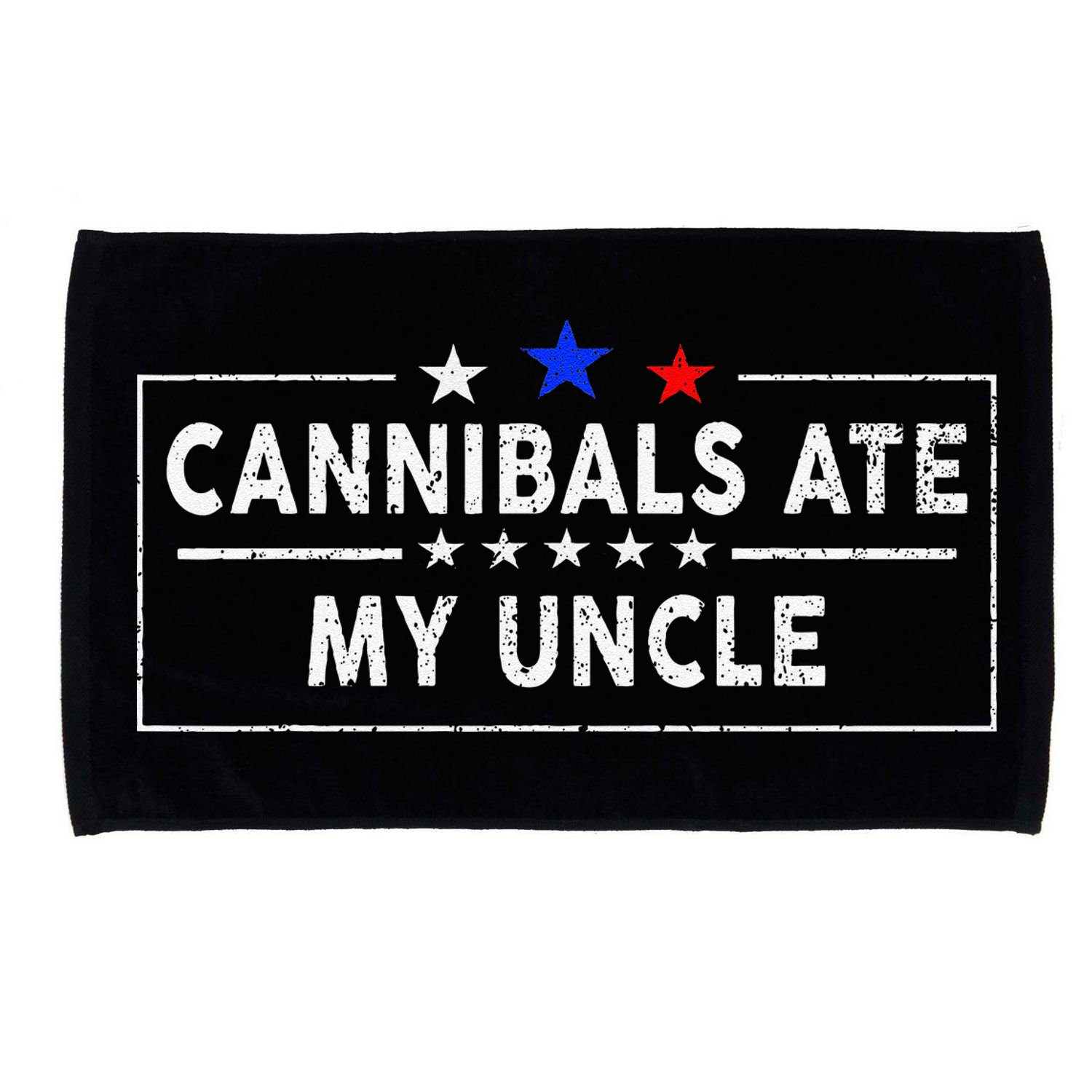 Cannibals Ate My Uncle Joe Biden Saying Funny Trump 2024 Microfiber Hand Towel