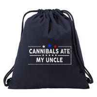 Cannibals Ate My Uncle Joe Biden Saying Funny Trump 2024 Drawstring Bag