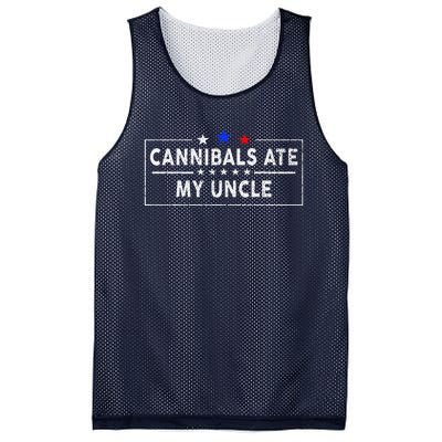 Cannibals Ate My Uncle Joe Biden Saying Funny Trump 2024 Mesh Reversible Basketball Jersey Tank