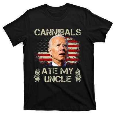 Cannibals Ate My Uncle Biden Trump T-Shirt