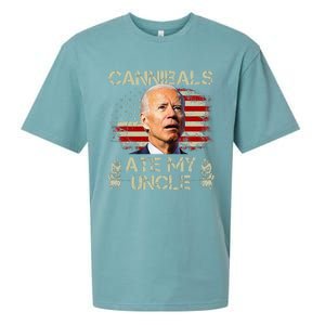 Cannibals Ate My Uncle Biden Trump Sueded Cloud Jersey T-Shirt