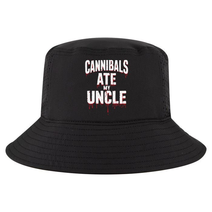Cannibals Ate My Uncle Joe Biden Political Satire 2024 Cool Comfort Performance Bucket Hat