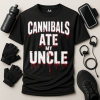 Cannibals Ate My Uncle Joe Biden Political Satire 2024 Cooling Performance Crew T-Shirt