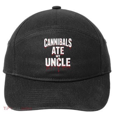Cannibals Ate My Uncle Joe Biden Political Satire 2024 7-Panel Snapback Hat