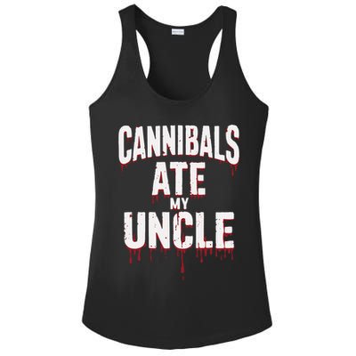Cannibals Ate My Uncle Joe Biden Political Satire 2024 Ladies PosiCharge Competitor Racerback Tank