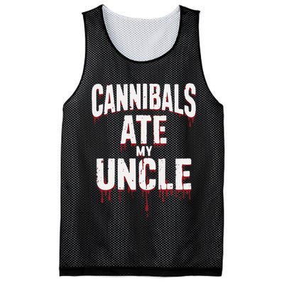 Cannibals Ate My Uncle Joe Biden Political Satire 2024 Mesh Reversible Basketball Jersey Tank