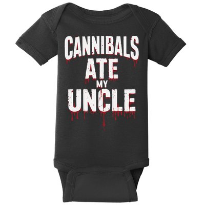 Cannibals Ate My Uncle Joe Biden Political Satire 2024 Baby Bodysuit